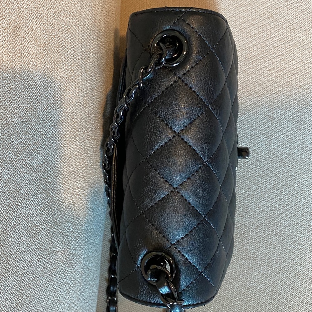 Authentic Chanel So Black Mini square. - Picture 5 of 13